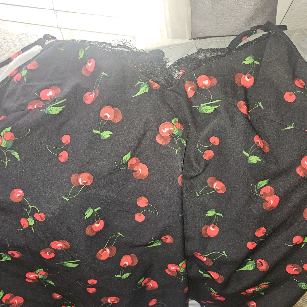 Cherry Print Kids Bottoms